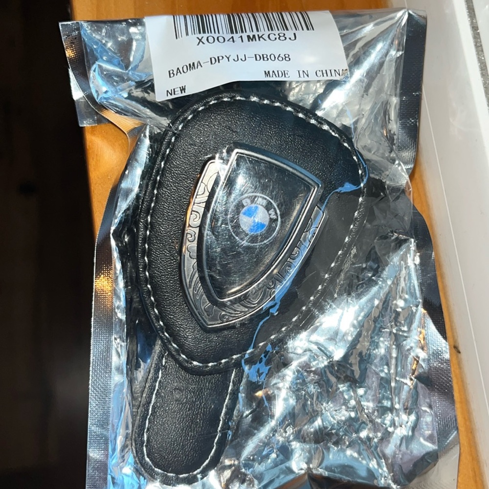 BMW sunglasses holder for your car visor. NEW!